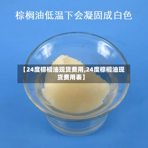 【24度棕榈油现货费用,24度棕榈油现货费用表】-第1张图片