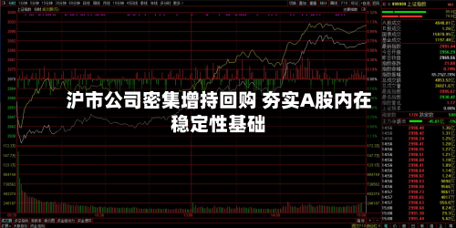 沪市公司密集增持回购 夯实A股内在稳定性基础