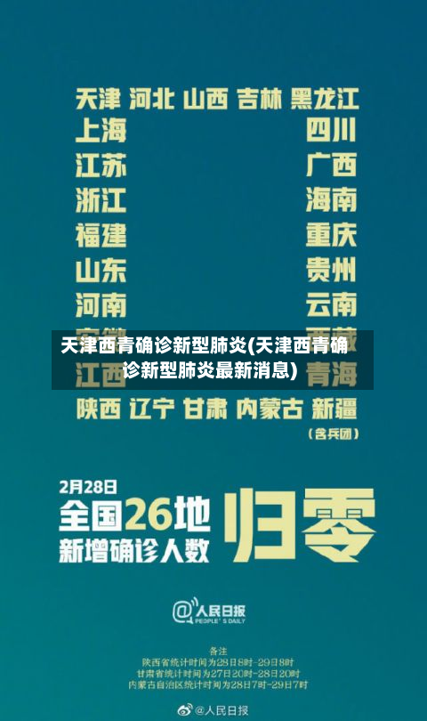 天津西青确诊新型肺炎(天津西青确诊新型肺炎最新消息)