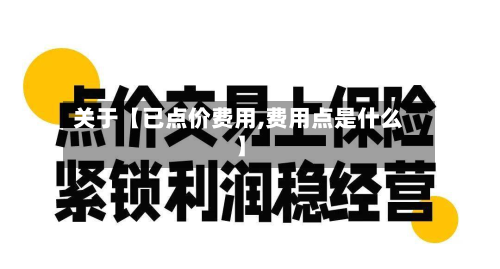 关于【已点价费用,费用点是什么】