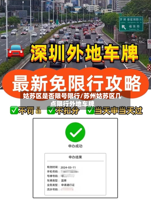 姑苏区是否限号限行/苏州姑苏区几点限行外地车牌