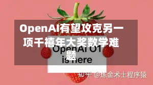 OpenAI有望攻克另一项千禧年大奖数学难题-第1张图片