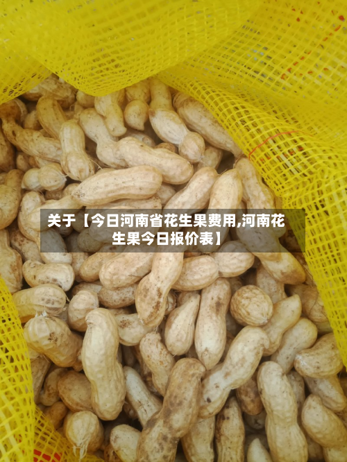 关于【今日河南省花生果费用,河南花生果今日报价表】-第1张图片