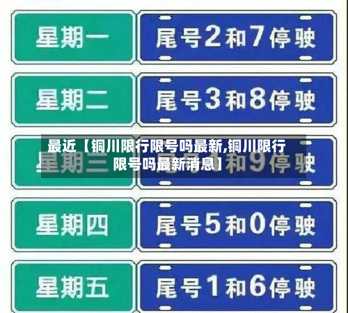 最近【铜川限行限号吗最新,铜川限行限号吗最新消息】